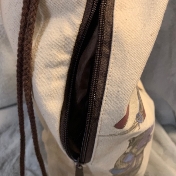 CA BEARS Sling Backpack Canvas California Souvenir Sports Travel SF Mercantile - Picture 7 of 16